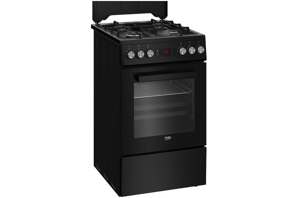 Kuchnia Beko FSM52331DBDS płyta gazowa, piekarnik elektryczny