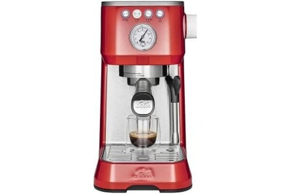 Ekspres SOLIS Barista Perfetta Plus kolbowy czerwony