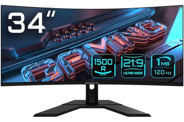 Monitor 34.0" GIGABYTE GS34WQC czarny