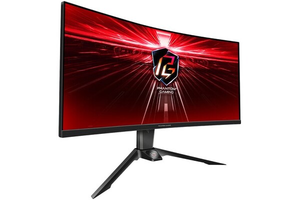 Monitor 34.0" ASrock Phantom Gaming PG34WQ15R2B czarny
