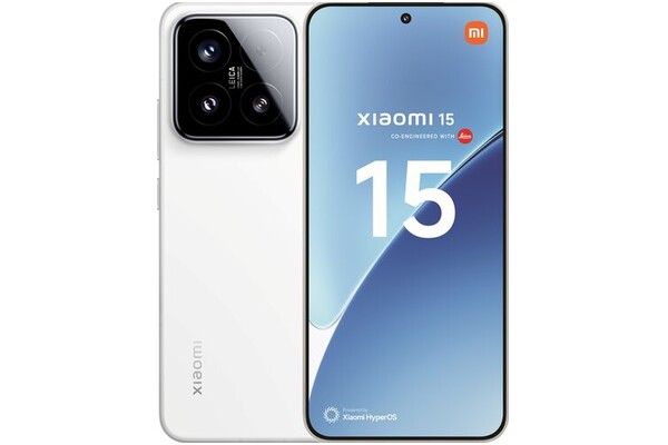Smartfon Xiaomi 15 5G biały 6.36 12.0GB/256.0GB