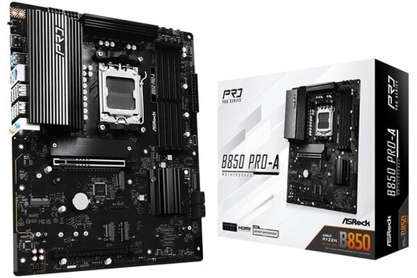 Płyta główna ASrock B850 Pro Socket AM5 AMD B850 DDR5 microATX