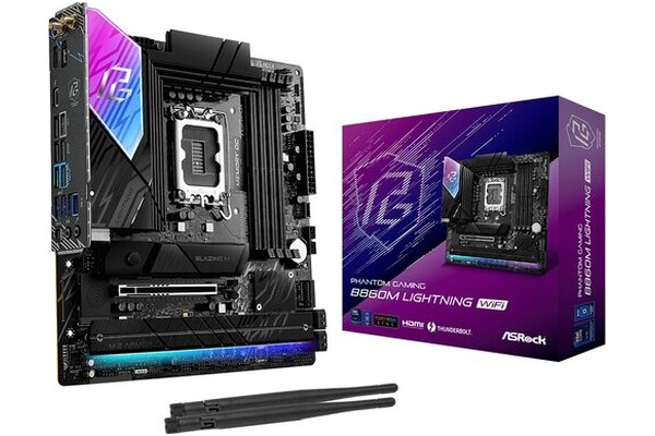 Płyta główna ASrock B860M Phantom Gaming WiFi Socket 1851 Intel B860 DDR5 microATX