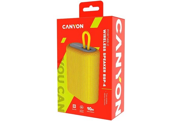 głośnik Bluetooth Canyon BSP4 żółty