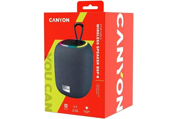 głośnik Bluetooth Canyon BSP8 szary