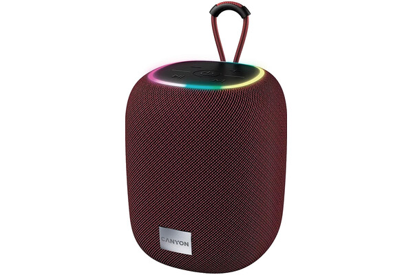 głośnik Bluetooth Canyon BSP8 czerwono-czarny
