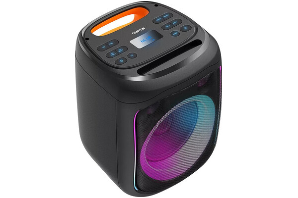 głośnik Bluetooth Canyon CNEPBSP5 czarno-pomarańczowy