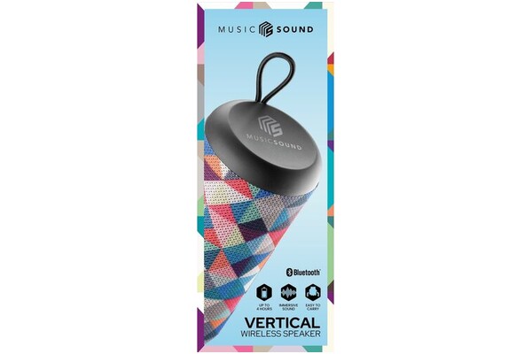 głośnik Bluetooth CELLULARLINE Vertical Music Sound wielokolorowy