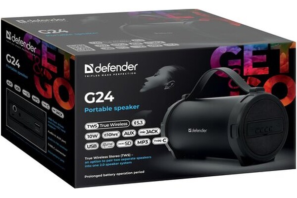 głośnik Bluetooth DEFENDER G24 czarny
