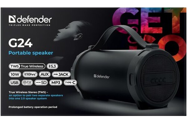 głośnik Bluetooth DEFENDER G24 czarny