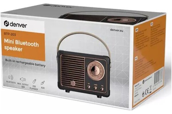 głośnik Bluetooth Denver BTP203 czarny