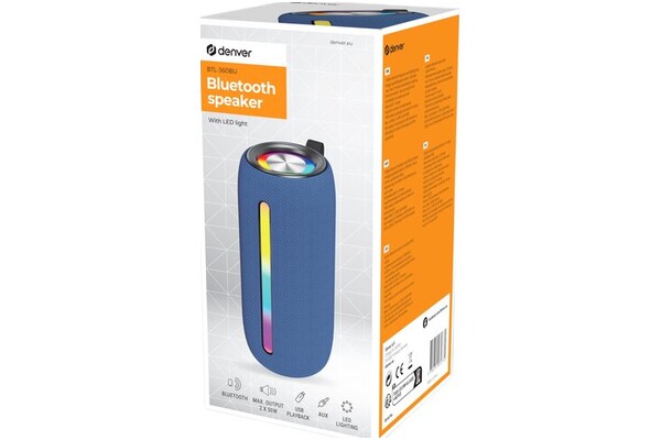 głośnik Bluetooth Denver BTL360 niebieski