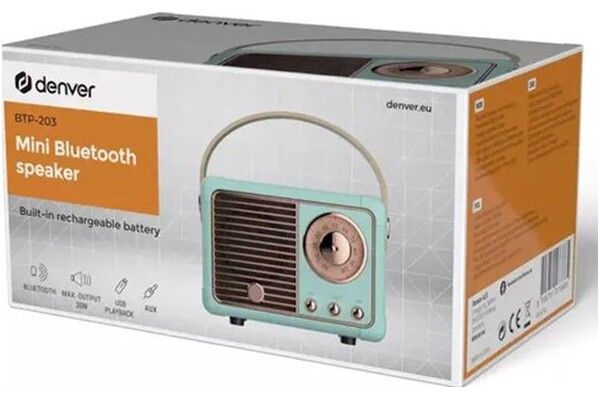 głośnik Bluetooth Denver BTP203 niebieski