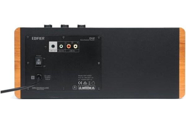głośnik Bluetooth Edifier D12 czarno-brązowy