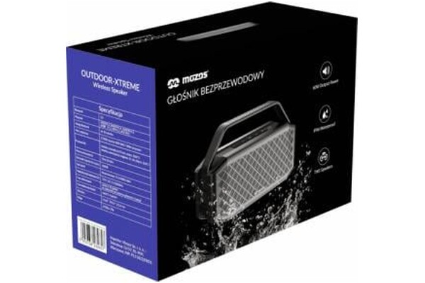 głośnik Bluetooth MOZOS Xtreme Outdoor czarny