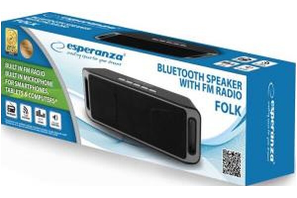 głośnik Bluetooth Esperanza EP126KE szary