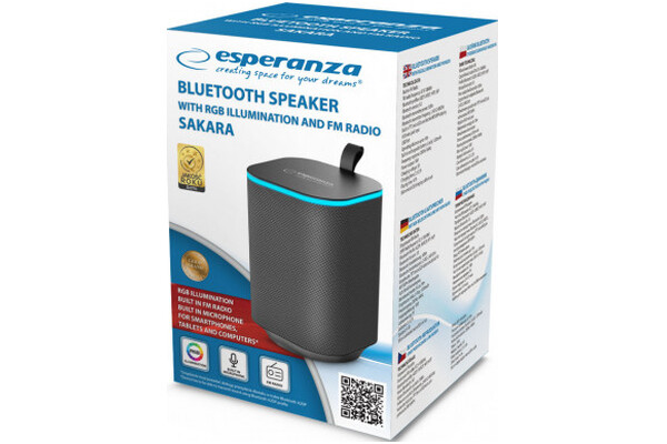 głośnik Bluetooth Esperanza EP155 czarny