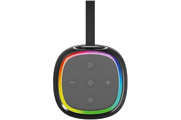 głośnik Bluetooth Gembird SPKBTLED08S czarny