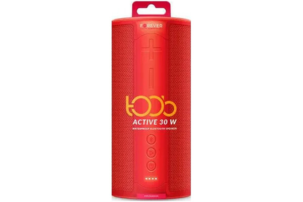 głośnik Bluetooth FOREVER BS950 Toob 30 czerwony