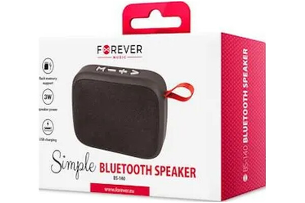 głośnik Bluetooth FOREVER BS140 czarny