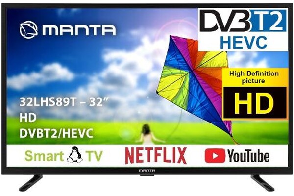 Telewizor Manta 32LHS89T 32" HD Ready
