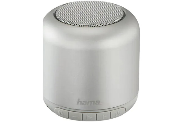 głośnik Bluetooth Hama DRUM STEEL srebrny