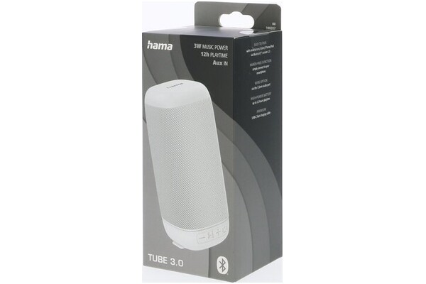 głośnik Bluetooth Hama Tube 3.0 biały
