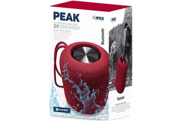 głośnik Bluetooth Platinet PMG13 czerwony