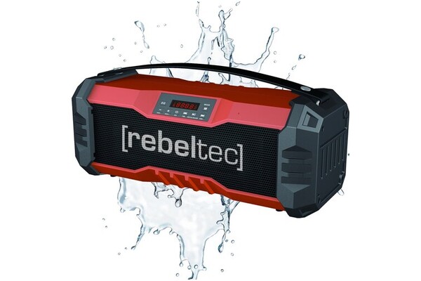 głośnik Bluetooth Rebeltec SoundBox 350 czarno-pomarańczowy