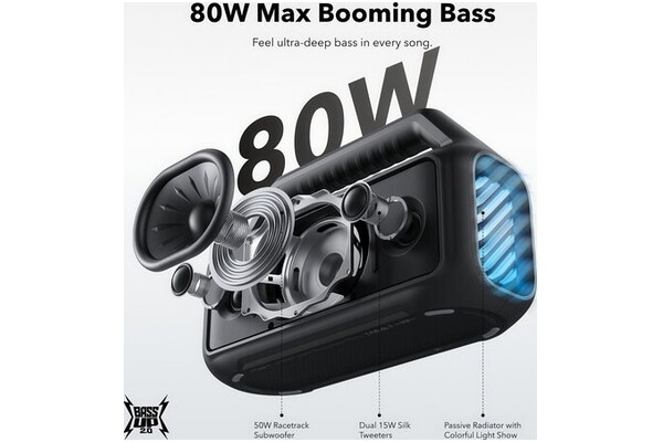 głośnik Bluetooth Soundcore Boom 2 czarny