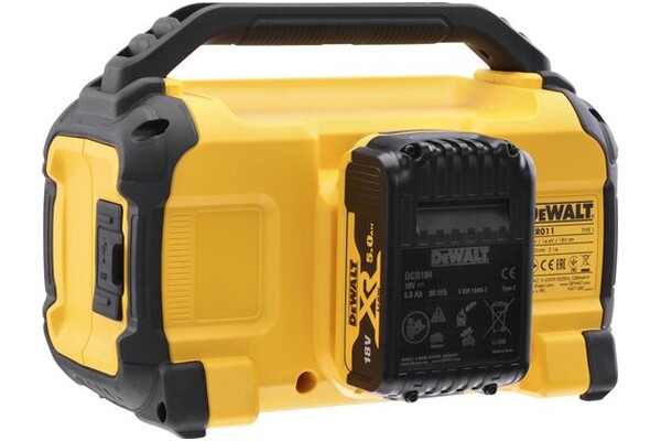 głośnik Bluetooth Dewalt DCR011XJ czarno-żółty