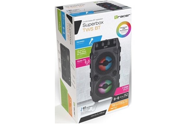 głośnik Bluetooth Tracer Superbox czarny