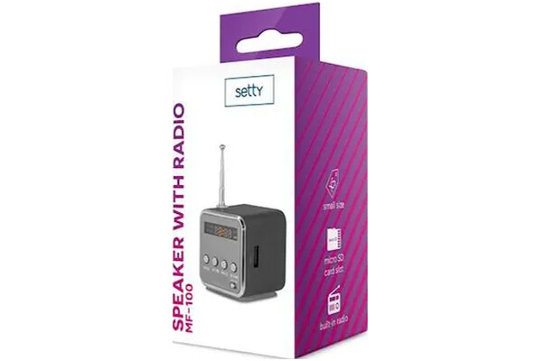 głośnik Bluetooth Setty MF100 czarny