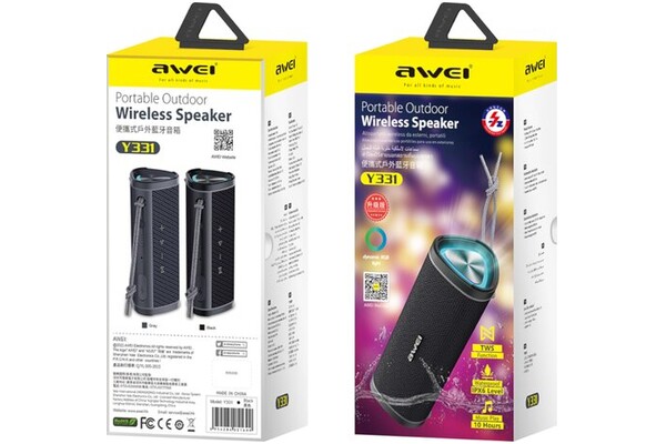 głośnik Bluetooth Awei Y331 czarny