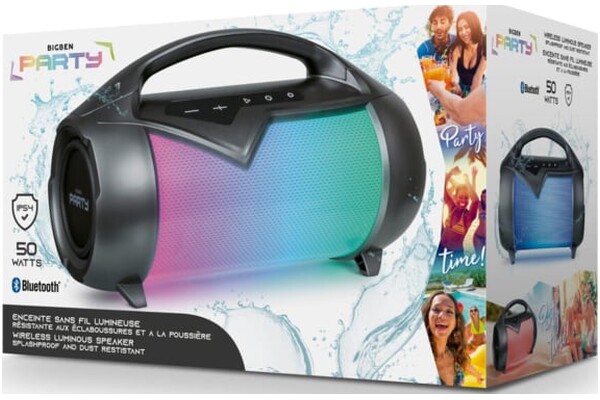 głośnik Bluetooth BigBen Party Lite czarny