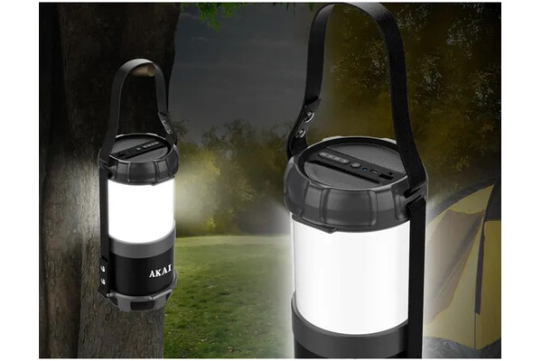 głośnik Bluetooth AKAI ABTSS38 czarno-srebrny