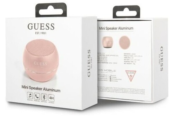 głośnik Bluetooth Guess Speaker Mini różowy