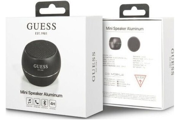 głośnik Bluetooth Guess Speaker Mini czarny