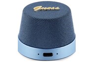 głośnik Bluetooth Guess Magnetic Script Metal niebieski