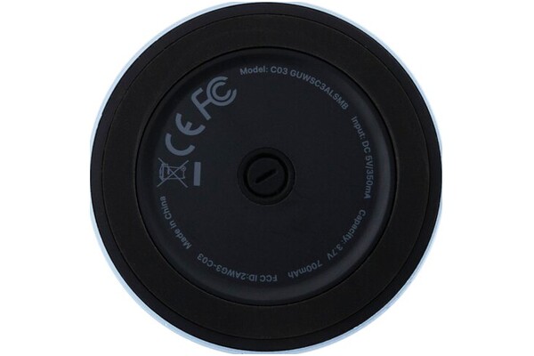 głośnik Bluetooth Guess Magnetic Script Metal niebieski