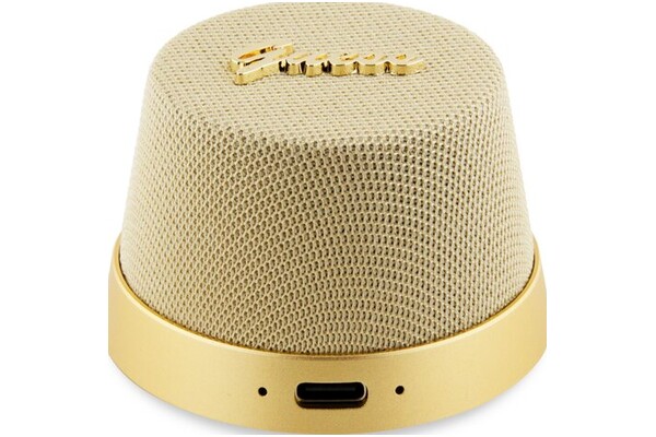 głośnik Bluetooth Guess Magnetic Script Metal złoty