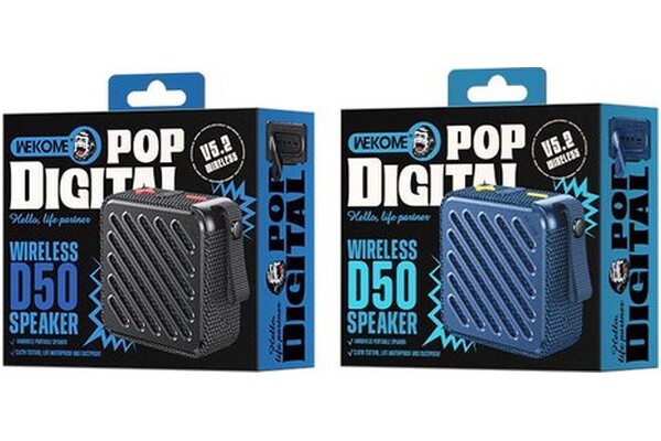 głośnik Bluetooth WEKOME D50 Pop Digital Series czarny