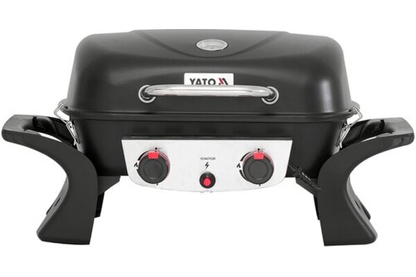 Grill gazowy YATO YG20005 palniki 2szt moc 5.0kW