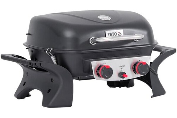Grill gazowy YATO YG20005 palniki 2szt moc 5.0kW