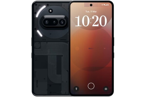 Smartfon NOTHING Phone 3 5G czarny 6.77" 8.0GB/128.0GB