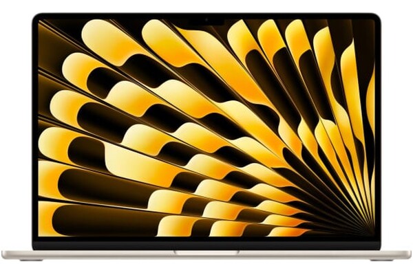 Laptop Apple MacBook Air 15.3" Apple M3 M3 (10 rdz.) 16GB 256GB SSD macOS Sequoia księżycowa poświata