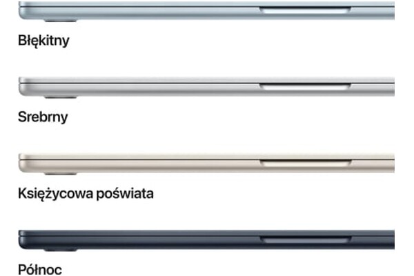 Laptop Apple MacBook Air 15.3" Apple M4 M4 (10 rdz.) 16GB 256GB SSD macOS Sequoia niebieski