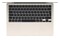 Laptop Apple MacBook Air 13.6" Apple M4 M4 (8 rdz.) 16GB 256GB SSD macOS księżycowa poświata