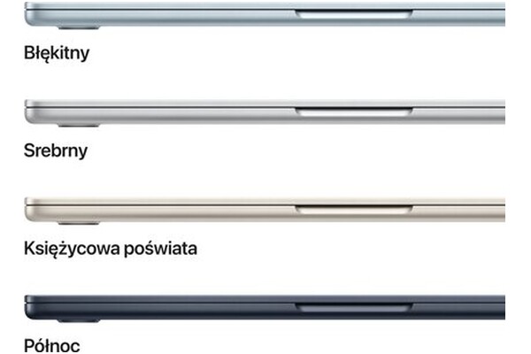 Laptop Apple MacBook Air 13.6" Apple M4 M4 (10 rdz.) 24GB 512GB SSD macOS błękitny