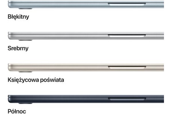 Laptop Apple MacBook Air 15.3" Apple M4 M4 (10 rdz.) 24GB 512GB SSD macOS północ